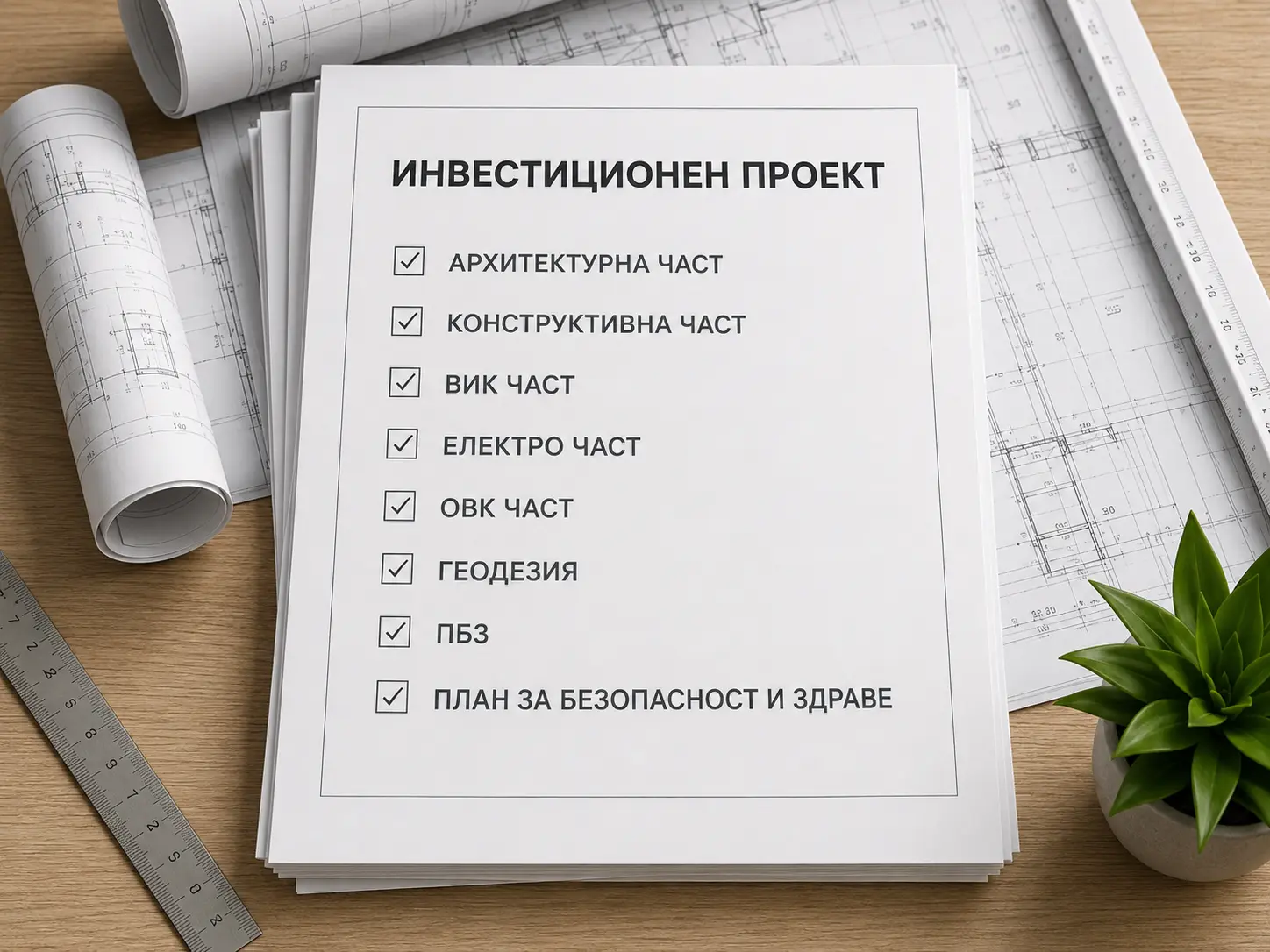 Какво включва инвестиционният проект?